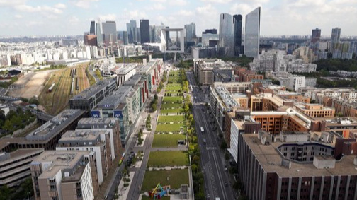 Vue aérienne de Nanterre